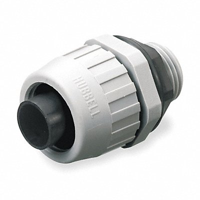 HUBBELL WIRING DEVICE-KELLEMS P050NGYA Conduit Fitting Nylon Trade Size 1/2in
