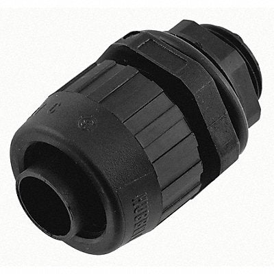 HUBBELL WIRING DEVICE-KELLEMS P100NBKA Conduit Fitting Nylon Trade Size 1in
