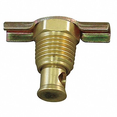 ANDERSON METALS 6D912 Drain Cock Brass MNPT 1/2 In