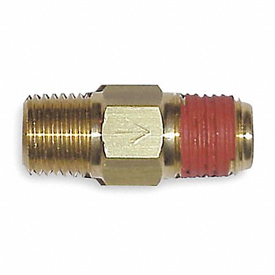 CONTROL DEVICES M25251WA Check Valve 1/4 (M)NPT Inlet 1-1/3 L