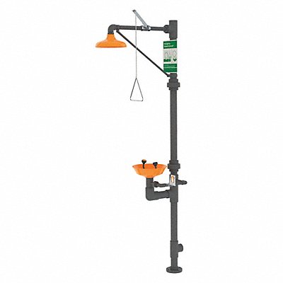 GUARDIAN EQUIPMENT G1990 Shower w/Eye/Face Wash PVC