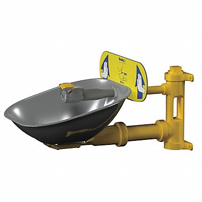 BRADLEY S19224B Eyewash Station Wall Mount SS 15-7/8 W