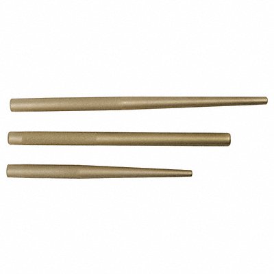 PROTO J9633HB Demolition Punch Set 3 Pieces Brass