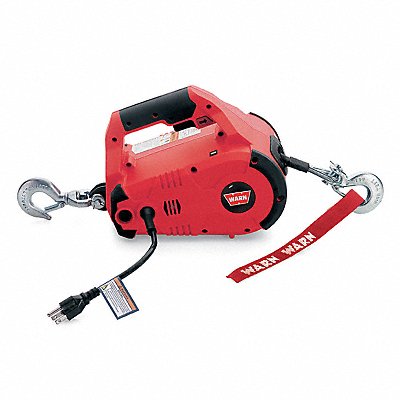WARN 885000 Portable Electric Winch HP 115VAC