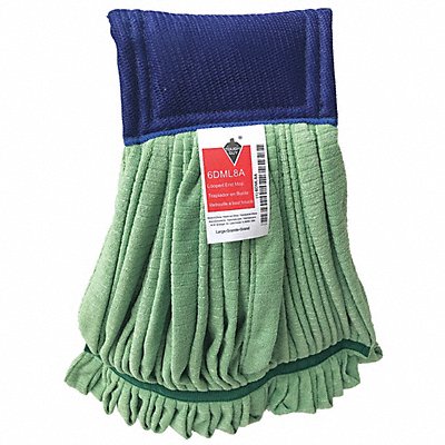 TOUGH GUY 6DML8 Wet Mop Green Microfiber