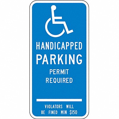 LYLE HCCT01S12HA ADA Handicapped Parking Sign 24 x 12