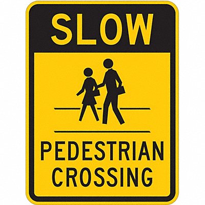 LYLE TR03718HA H1915 Pedestrian Crossing Traffic Sign 24 x18