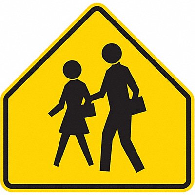 LYLE S1124DA School Crossing Traffic Sign 24 x 24