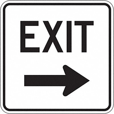 LYLE LR769R18DA Exit Sign For Parking Lots 18 x 18
