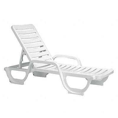 GROSFILLEX 44031004 Chaise Lounge Adjustable White