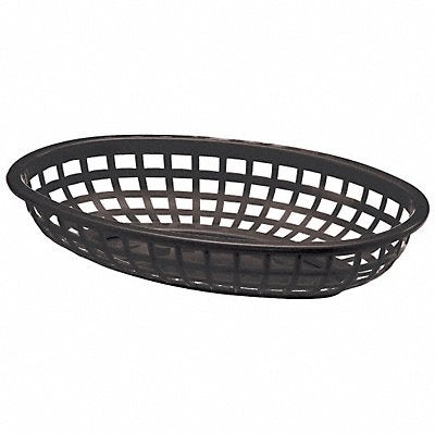 TABLECRAFT PRODUCTS COMPANY 1074BK Food Serving Basket 6 3/16 W Black PK36