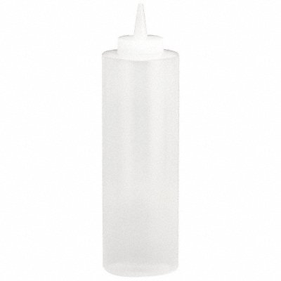 TABLECRAFT PRODUCTS COMPANY 124C1 Squeeze Bottle 10.38 Clear Plastic PK12