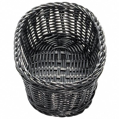 TABLECRAFT PRODUCTS COMPANY M2474 Food Serving Basket 6 1/4 W Black PK12
