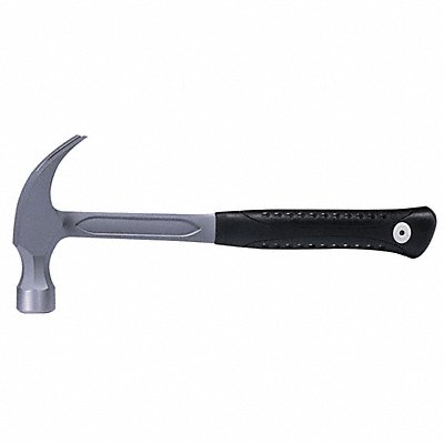 WESTWARD 6DWG3 Curved-Claw Hammer Steel Smooth 16 Oz