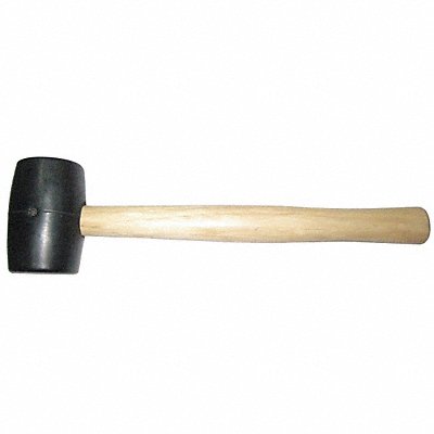 WESTWARD 6DWL1 Rubber Mallet Hickory 8 Oz