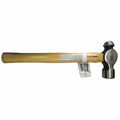 WESTWARD 6DWN7 Ball Pein Hammer Hickory 48 oz.