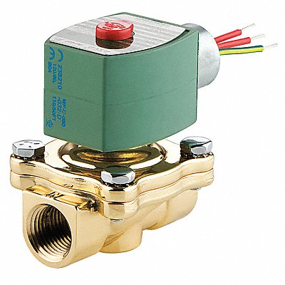 REDHAT 8210G003B Solenoid Valve Brass NC Air Inert Gas