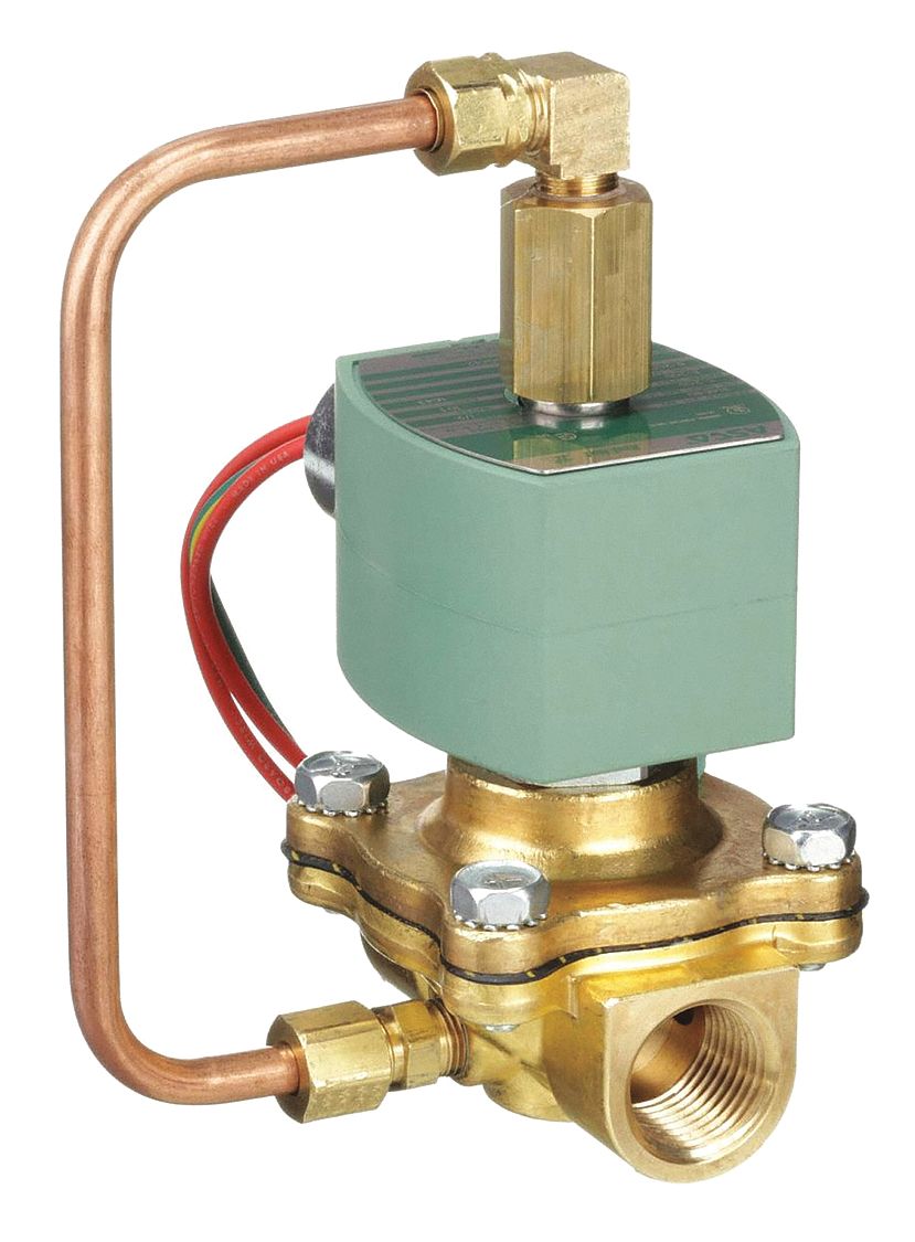 REDHAT 8210G012 Solenoid Valve Brass NO Air Inert Gas