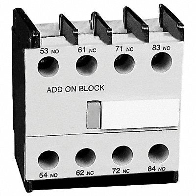 DAYTON 6EAT5 Auxiliary Contact 0NO/4NC 2.5 A