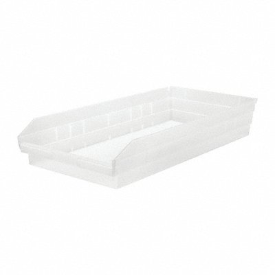 QUANTUM STORAGE SYSTEMS QSB116CL Shelf Bin Clear Polypropylene 4 in