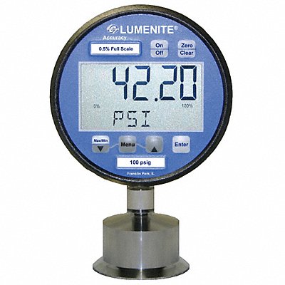 LUMENITE LSDPG4220C11260psi K4250 Digital Gauge Transmitter 1-1/2 60 psi
