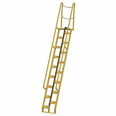 VESTIL ATS1168 Alternating Tread Stair Unit 14 ft 6 H