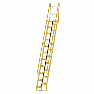 VESTIL ATS1368 Alternating Tread Stair Unit 16 ft 6 H
