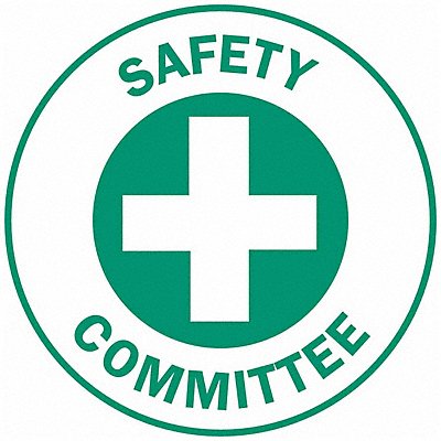 BRADY 45330 Hard Hat Emblem Label English PK4