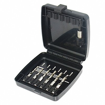 WESTWARD 6EXL3 Drill/Tap/Countersink Set SAE 6 Pc