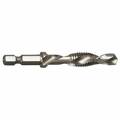 WESTWARD 6EXL6 Drill/Tap/Countersink Bit 3/8-16x3-1/4 L