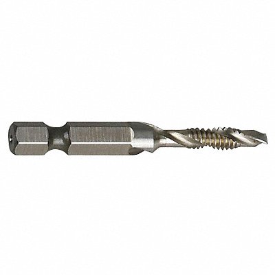 WESTWARD 6EXL9 Drill/Tap/Countersink Bit 10-24x2-1/4 L
