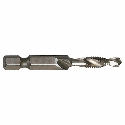 WESTWARD 6EXN1 Drill/Tap/Countersink Bit 12-24x2-1/4 L