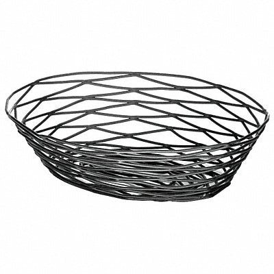 TABLECRAFT PRODUCTS COMPANY BK17409 Food Serving Basket 9 1/4 in W Black PK6