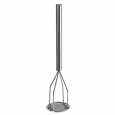 TABLECRAFT PRODUCTS COMPANY 4424 Potato Masher 24 in L Steel Round