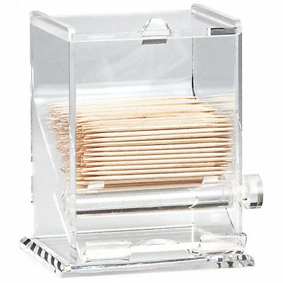 GRAINGER 228 Toothpick Dispenser 3 3/4 in D Clear