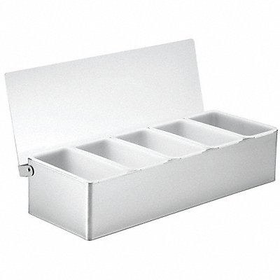 TABLECRAFT PRODUCTS COMPANY 1605 Condiment Holder 3 5/8 in H Silver