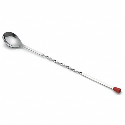 TABLECRAFT PRODUCTS COMPANY 502K Bar Spoon 12 in L Red End Color PK24