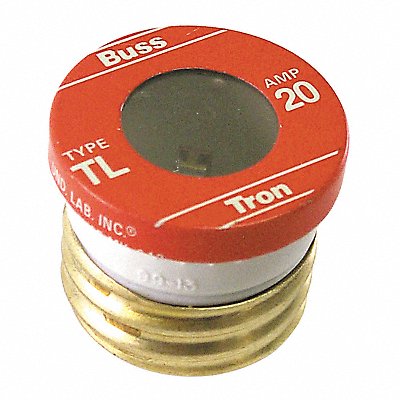 BUSSMANN TL20 Plug Fuse TL Series 20A PK4