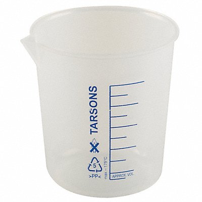 LAB SAFETY SUPPLY 6FAE4 Beaker 100 mL 73 mm H 70.3 mm Dia PK12