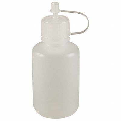 LAB SAFETY SUPPLY 6FAR7 Bottle 133 mm H Clear 61.5 mm Dia PK6