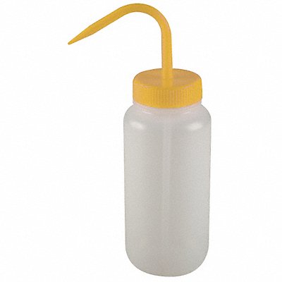 LAB SAFETY SUPPLY 6FAU5 Wash Bottle 500 mL 73.4 mm Dia