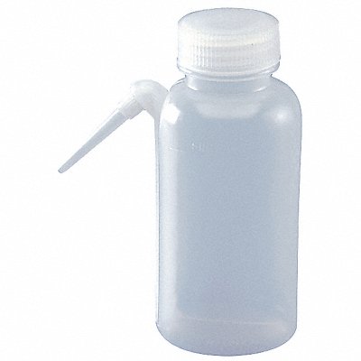 LAB SAFETY SUPPLY 6FAV8 Wash Bottle 250 mL 62 mm Dia