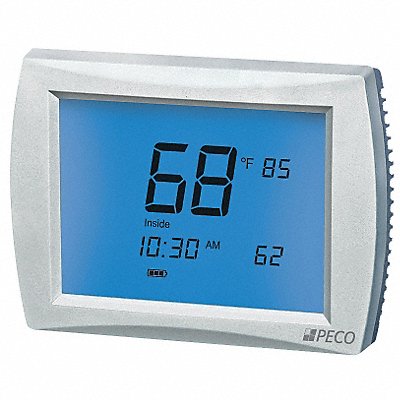 PECO T12532IAQ Low Voltage Programmable Thermostat Heat/Cool 20-30V AC