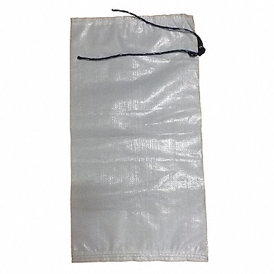 GRAINGER 6FGY1 Sand Bag White 26 in L 14 in W PK100