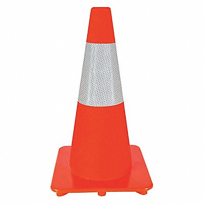 GRAINGER 6FGZ4 Traffic Cone 18In Orange
