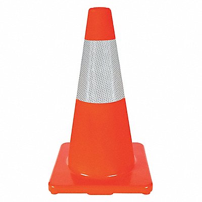 GRAINGER 6FHC5 Traffic Cone 18In Orange