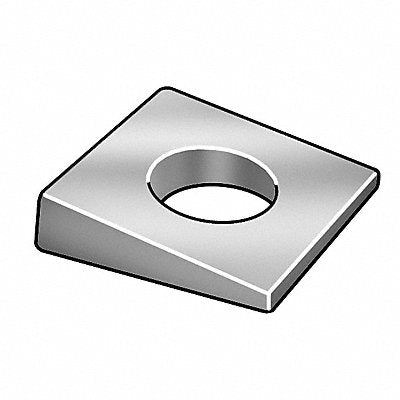 GRAINGER SBW5012000010P1 Square Bevel Washer Zinc Steel M12 26x6.2mm 10PK