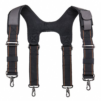 ARSENAL BY ERGODYNE 5560 Grey Tool Belt Suspndrs Bllistic Plystr