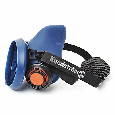 SUNDSTROM SAFETY SR100ML Half Mask Respirator Silicone Blue