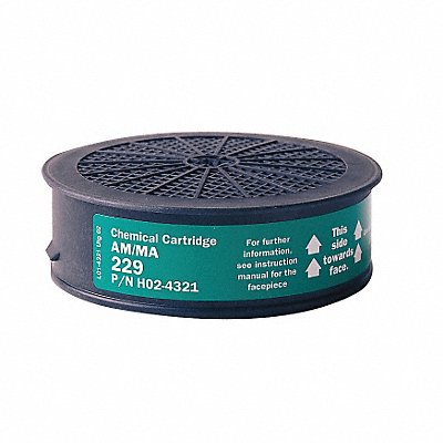SUNDSTROM SAFETY SR229 Cartridge Green Push to Connect PK4